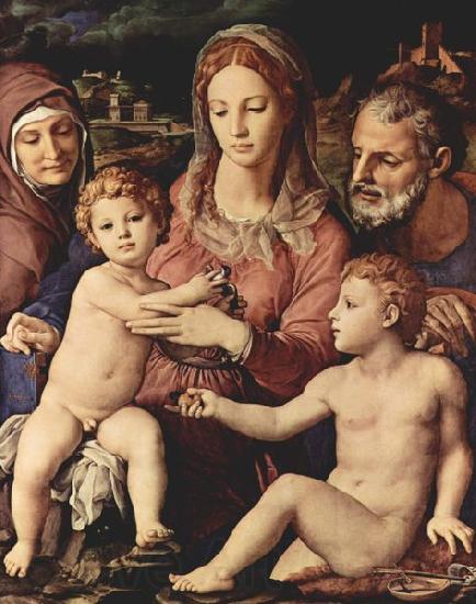 Angelo Bronzino Anna und Johannes dem Taufer Germany oil painting art